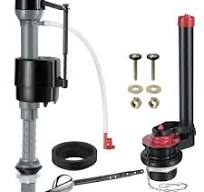 Saillong Toilet Fill & Flush Valve Replacement Kit - Toilet Lever Handle  Chain, Flapper, Wax Ring, Seat Bolts - Repair Kit for 2 Inch Flush Valves  (1 ...