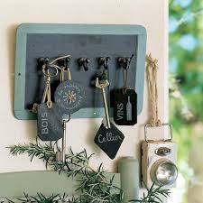 Une Ardoise Comme Une Boite A Clefs Fete Des Peres Cadeau Fait Maison Boite A Clefs
