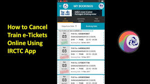 How To Cancel Train E Tickets Online Using Irctc App On Mobile Youtube