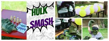 The ultimate source for birthday party games for kids! 7 Easy Hulk Party Ideas Desert Chica