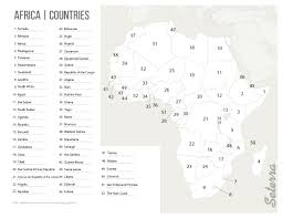 List of cities in africa. Africa Countries Printables Map Quiz Game