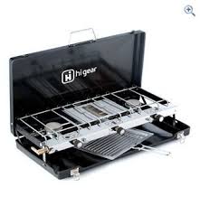Hi Gear Elite Double Burner And Grill 55 00 Outdoor Cooking Stove Camping Cooker Double Burner