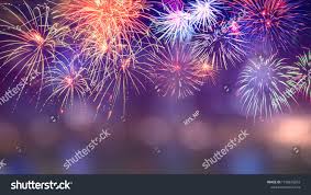 Colorful Firework With Bokeh Background With Copy Space For New Year Celebration Abstract Holiday Background Sponsored Sponsored Holiday Background Images