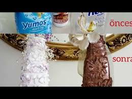 Yumusatici Sisesinden Hizli Ve Kolay Vazo Ve Kapi Onu Susu Yapimi Youtube Vazolar Yumusatici Sise