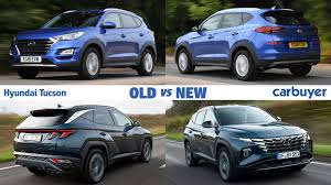 Its curb weight ranges from 3,309 to 3,732 pounds. Hyundai Tucson Old Vs New Carbuyer