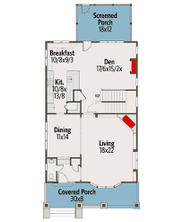 Find a house plan that fits your narrow lot here. Comfortable Craftsman For A Narrow Lot 50123ph Architectural Designs House Plans