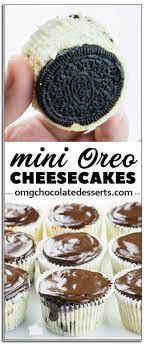 128 Reference Of Easy Baked Dessert Recipes With Few Ingredients Mini Oreo Cheesecake Food Savoury Cake