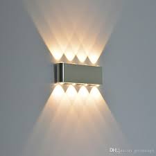 Sconces and swing arm wall lamps are an ideal way to add layers of ambient light to many rooms throughout a home, such as hallways and entryways. 2021 Modern 8w Led Up Down Wall Sconce Lighting Spotlight Decorative Lights Lamp Rectangle Led Wall Light For Garden Ac85 265v From Greenough 101 8 Dhgate Com