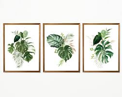 Maybe you would like to learn more about one of these? Gallery Wall Set Plant Posters Living Room Wall Art Botanical Print Set Tropical Decor Leaf Prints Bedroom Wall Decor Greenery Foliage Digital Prints Art Collectibles Kromasol Com