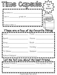School Year Time Capsule Printables School Signs Time Capsule School Fun