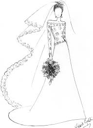 They come in many different designs as well as sizes. Wedding Dress Drawing For Kids Novocom Top