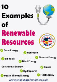 Renewable Resources 10 Examples Of Renewable Resources Renewable Resources When It Comes To Energy Sources Th In 2020 Renewable Resources Tidal Energy Biomass Energy