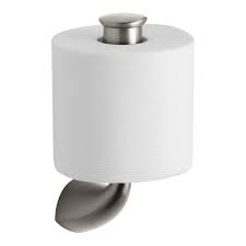 Kohler Alteo Vertical Single Post Toilet Paper Holder In Vibrant Brushed Nickel K 37056 Bn The Home Depot Shop allmodern for modern and contemporary vertical toilet paper holder to match your style and budget.