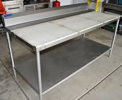 6 Foot Heavy Duty Stainless Steel Butcher Table 1 Shelf Work Prep 72 X 30 Butcher Table Shelves Table