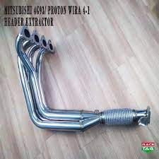 Walau bagaimanapun cara memandu kereta auto ini tidaklah hanya khusus untuk perodua axia, bezza dan myvi. Mitsubishi 4g93 4 1 Proton Wira Header Extractor Auto Accessories On Carousell
