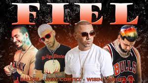 This is the remix, ¿me sigue'? Fiel Remix Edit Wisin Jhay Cortez Anuel Aa J Balvin Youtube