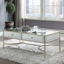 ( 3.5 ) stars out of 5 stars 8 ratings , based on 8 reviews 9 comments Acme Furniture Wisteria Glam Coffee Table With Mirrored Top Rooms For Less Cocktail Coffee Tables