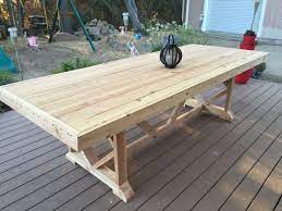 Tables similar to this one sell for hundreds at garden centers and outdoor furniture stores. Diy Outdoor Dining Table Ideas Projects The Garden Glove