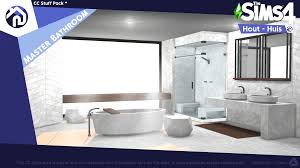 After all the sanding, staining, finishing, trimming, and wiring, i present my newest mod—the hardwood dominator. Hout Huis Part 3 Master Bathroom Mod Sims 4 Mod Mod For Sims 4