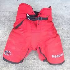 Details About Reebok 520 Pro Stock Large Hockey Pants Carolina Hurricanes 2192