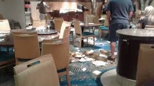 Dine classy at sunrise dining room hidden link. Electrical Malfunction Causes Sudden List On Carnival Cruise Ship