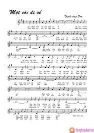 Một Coi đi Về Tac Giả Trịnh Cong Sơn Sheet Bai Hat Sheet Music Music