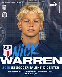 Congrats to JFC's Nick Warren and Chase Tilden who were invited to the 2010  US Soccer Talent ID Center in Orlando, Florida. What an incredible  opportunity for them to showcase their skills