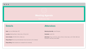 Follow these 3 simple steps to write an agenda for your next meeting: How To Create A Meeting Agenda A Step By Step Guide Xtensio