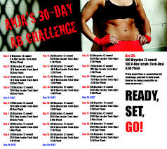 Anjas 30 Day Ab Challenge Anja Garcia Fitness Trainer
