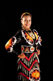 Woman In Jingle Dress On Black Background Viesti Associates Native American Dress Jingle Dress Native American Women