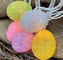 Pastel Easter Egg Party String Lights