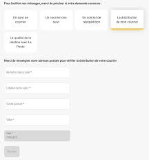We did not find results for: Reclamation A La Poste Pour Mauvaise Distribution De Courrier