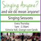Singing Sessions - Drop in - Growing Singing event image