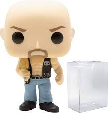 Amazon.com: Funko POP WWE: Stone Cold Steve Austin with Belt Pop! Vinyl  Figure (Bundled with Compatible Pop Box Protector Case), Multicolor, 3.75  inches : Toys & Games