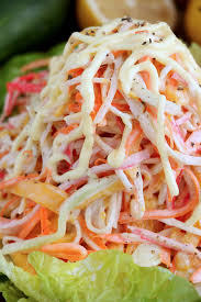 Cover and put in the fridge for 30 minutes. Easy Kani Salad With Mango Foxy Folksy