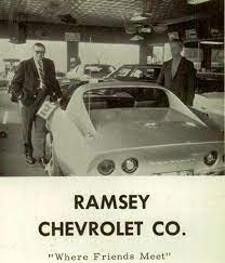 Ramsey Chevrolet Co Dealership Tulsa Oklahoma Chevrolet Vintage Corvette Car Dealership