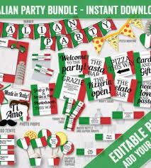 A very attractive looking patio table with an italian theme. Party Decoration Italian Archives Loadette
