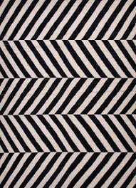 Black And White Wool Rug Herringbone Moroccan Salma Wool Rug Black White Geometric Rug Flat Weave Wool Rug Flat Weave Rug