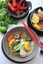 Sop ayam | resep #254 sup atau sop adalah masakan berkuah dari kaldu yang dibuat dengan cara mendidihkan bahan, dan. Sup Ayam Cendawan Thai Resepi Terbaik Sup Ayam Memasak Resep Sup