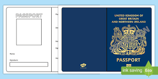 Malaysia country codes are followed by these area codes. Uk Passport Template Teacher Made Resource For Students