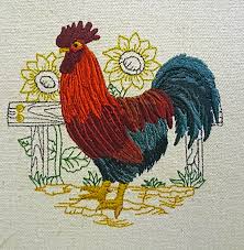 Bird embroidery pattern | rooster/ cockerel. Roosters And Hens Embroidery Designs Royal Present Embroidery Machine Embroidery Designs Online