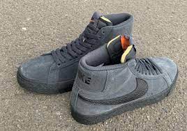 Nike Sb Orange Label Blazer Mid Dark Smoke Release Info Sneakernews Com