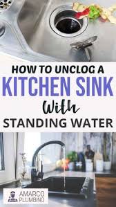 People having modern kitchen faucet sinks will find this very helpful. Blocked Sink