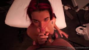 Allyken sucks TaylorStiles cock like a good slut