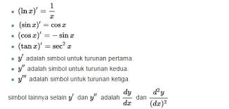 Kali ini kami akan menghadirkan kumpulan contoh soal logaritma matematika kelas 10 (penjumlahan dan pengurangan) lengkap bersama kunci jawabannya dan pembahasannya lengkap. Rumus Turunan Matematika Dan Contoh Soal Lengkap