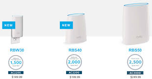 Netgear Expands Orbi Wi Fi System Family With Ac2200 Kits