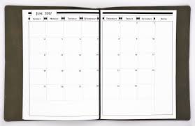 2021 Month On 2 Page Planners A5 Size Travelers Notebook Etsy Travelers Notebook Planner Months