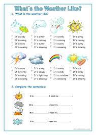 The Weather Skolprylar Skola Engelska Lektion