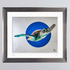 Sea turtle wall art for nursery. Sea Turtle Limited Edition Art By Seca One 105cm X 90cm 1wall