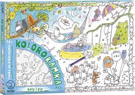 Portal czas dzieci poleca ogromny wybór kolorowanek i malowanek dla wszystkich dzieci. Koloro Ramka Psy I Koty Monumi